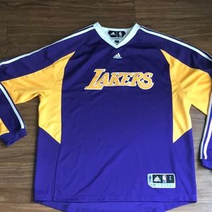Adidas men’s Lakers long sleeve shirt